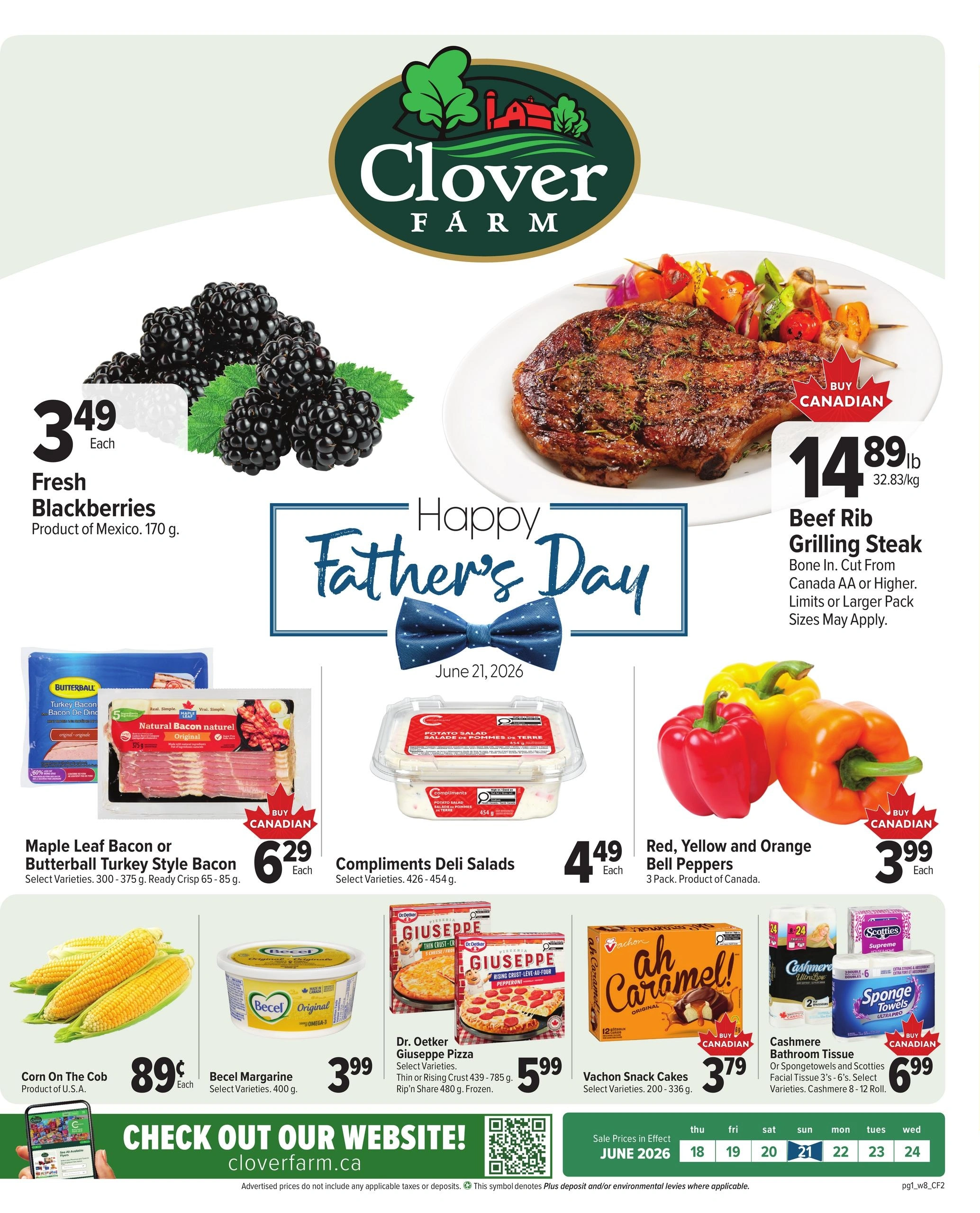 Clover Farm flyer page 1