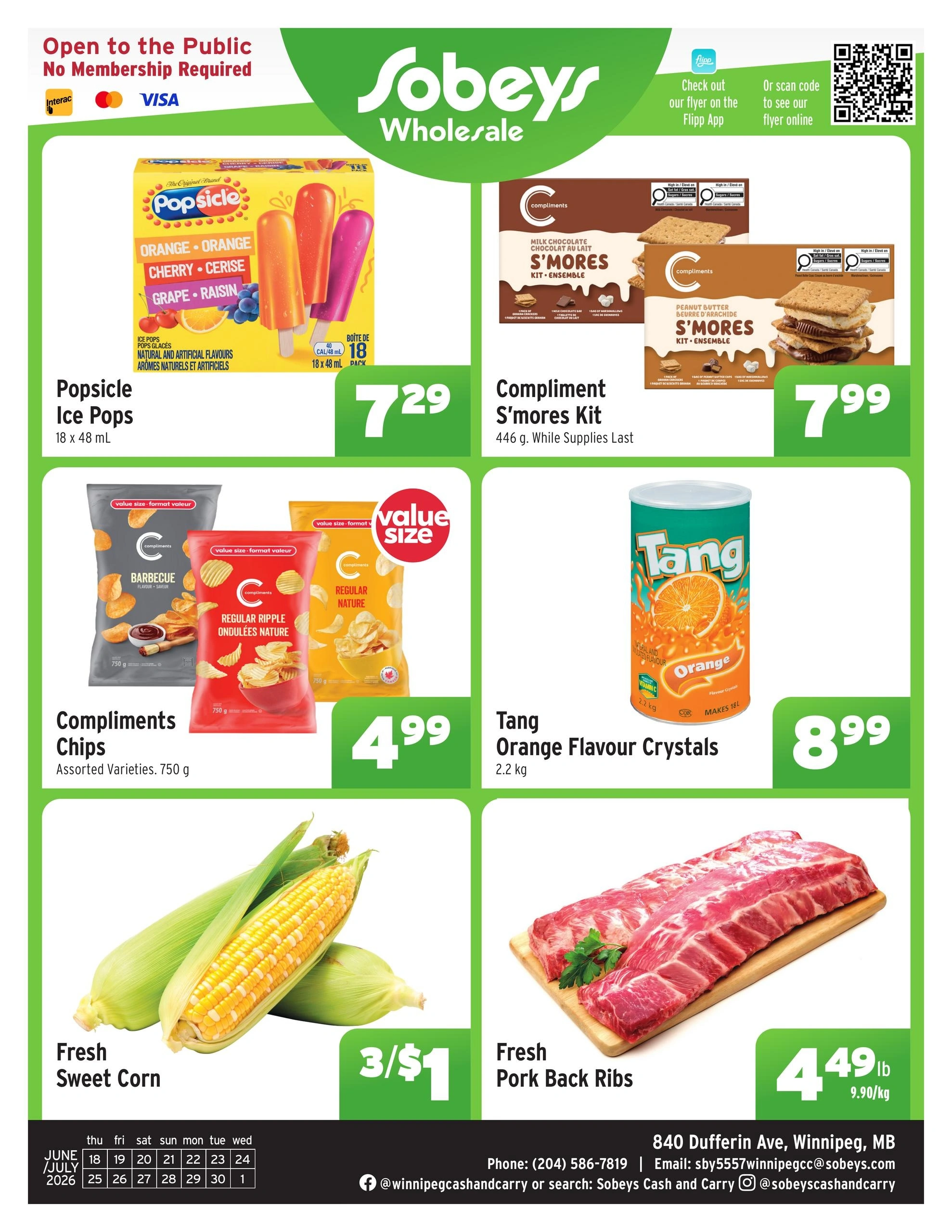 Sobeys Wholesale flyer page 1