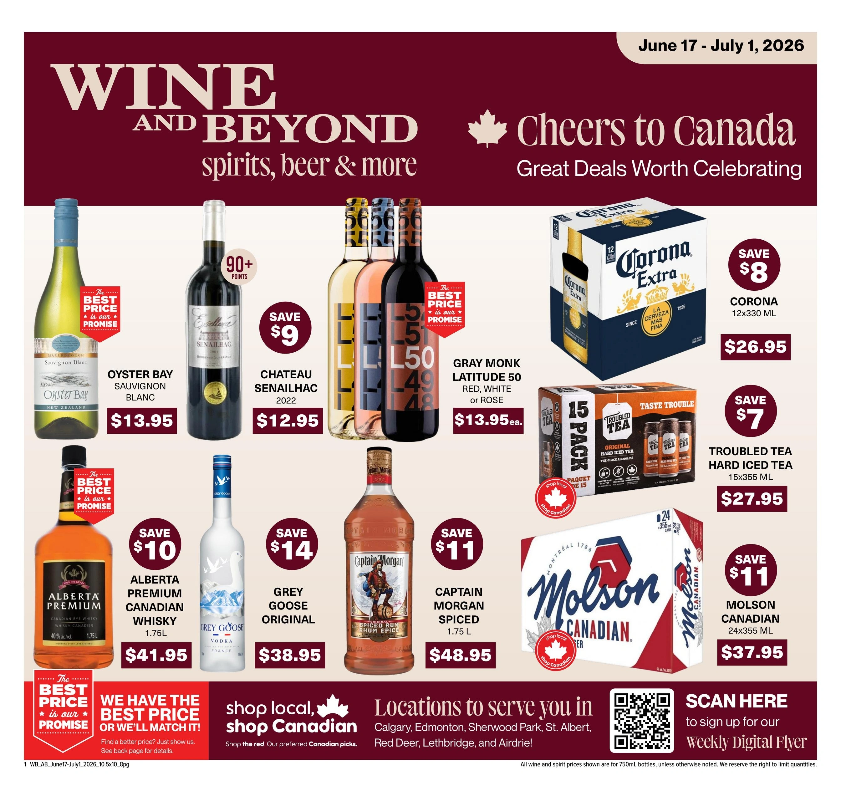 Wine and Beyond flyer page 1