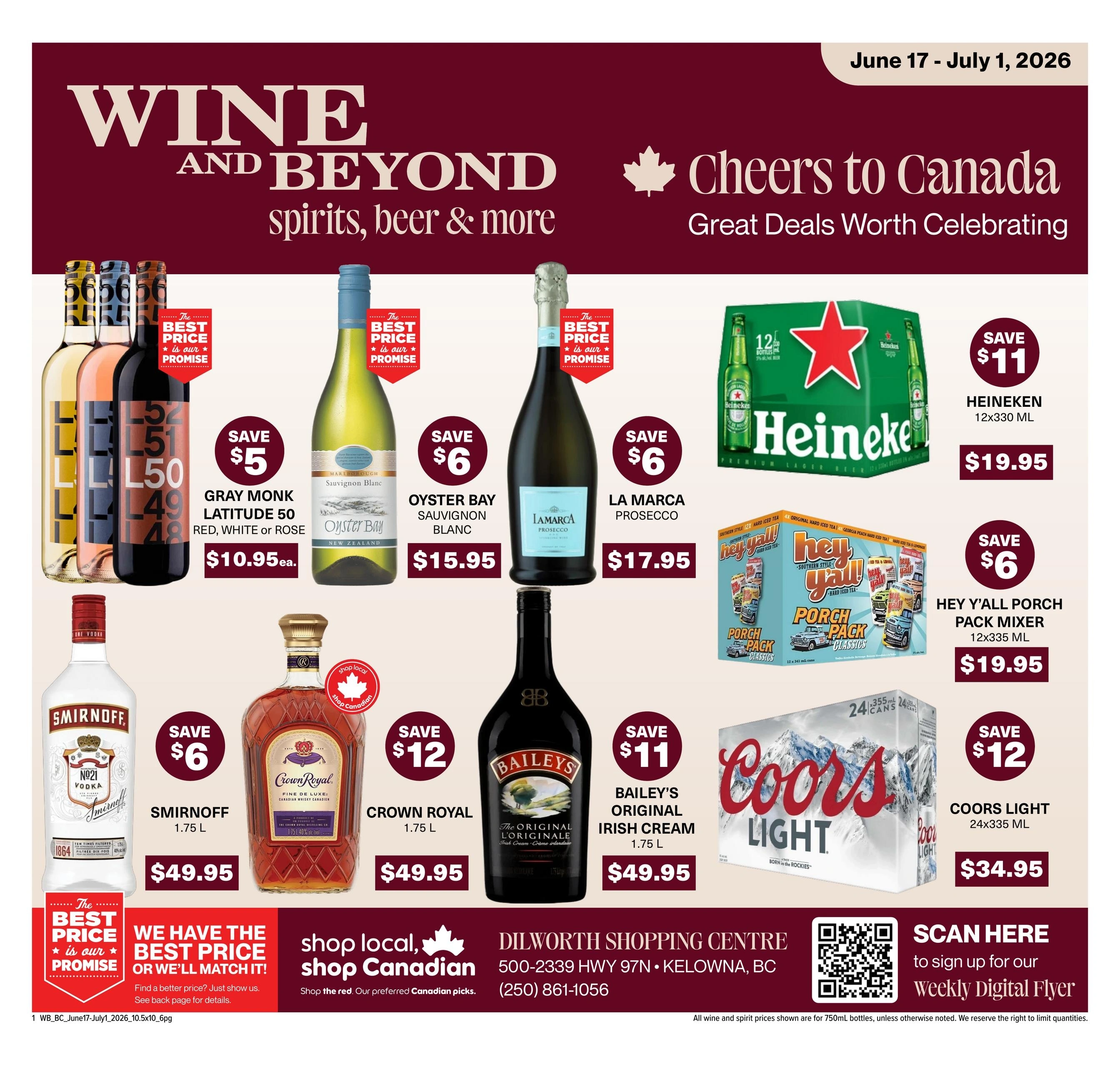 Wine and Beyond flyer page 1