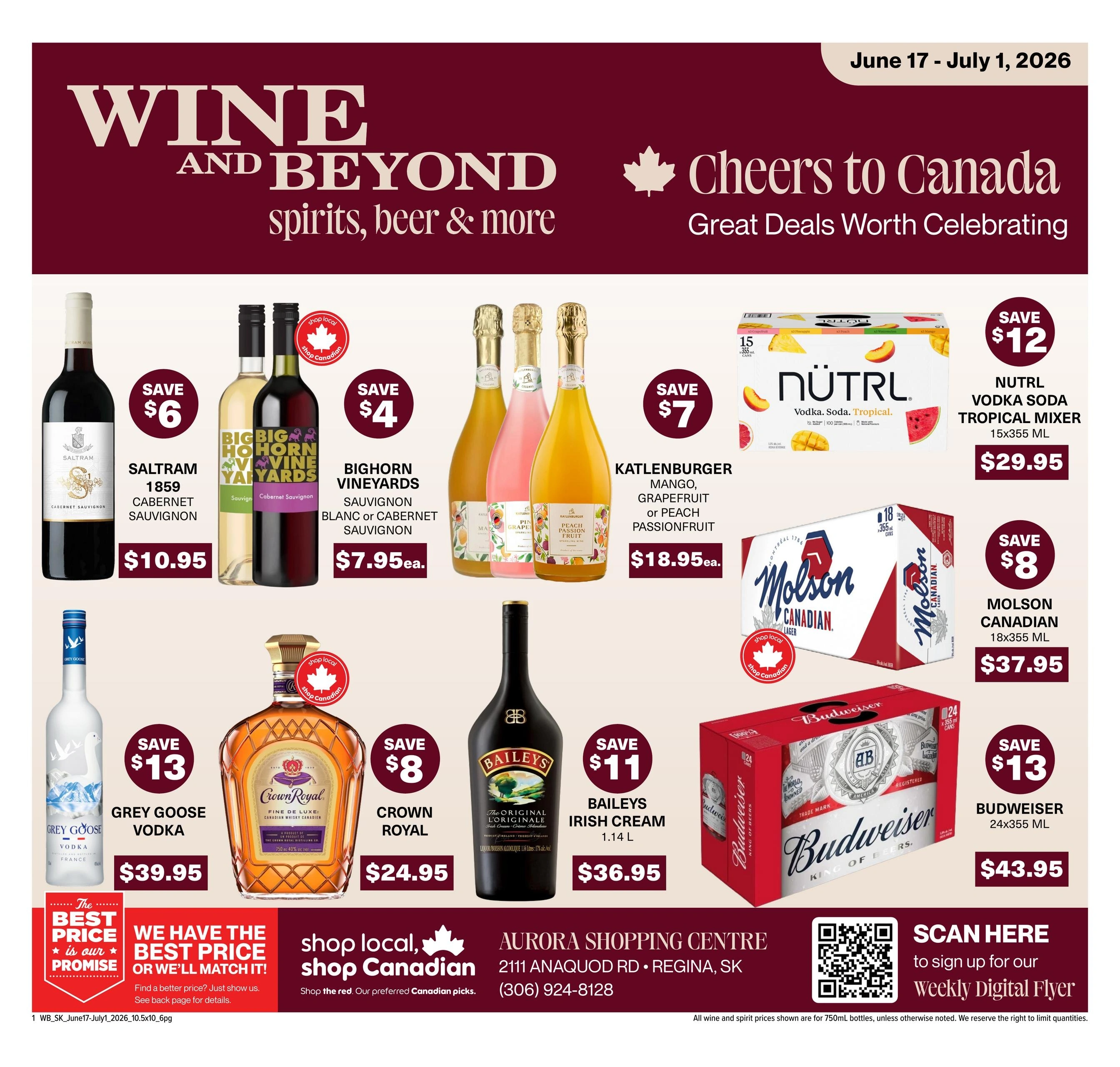 Wine and Beyond flyer page 1