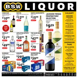 BSW Liquor Flyer