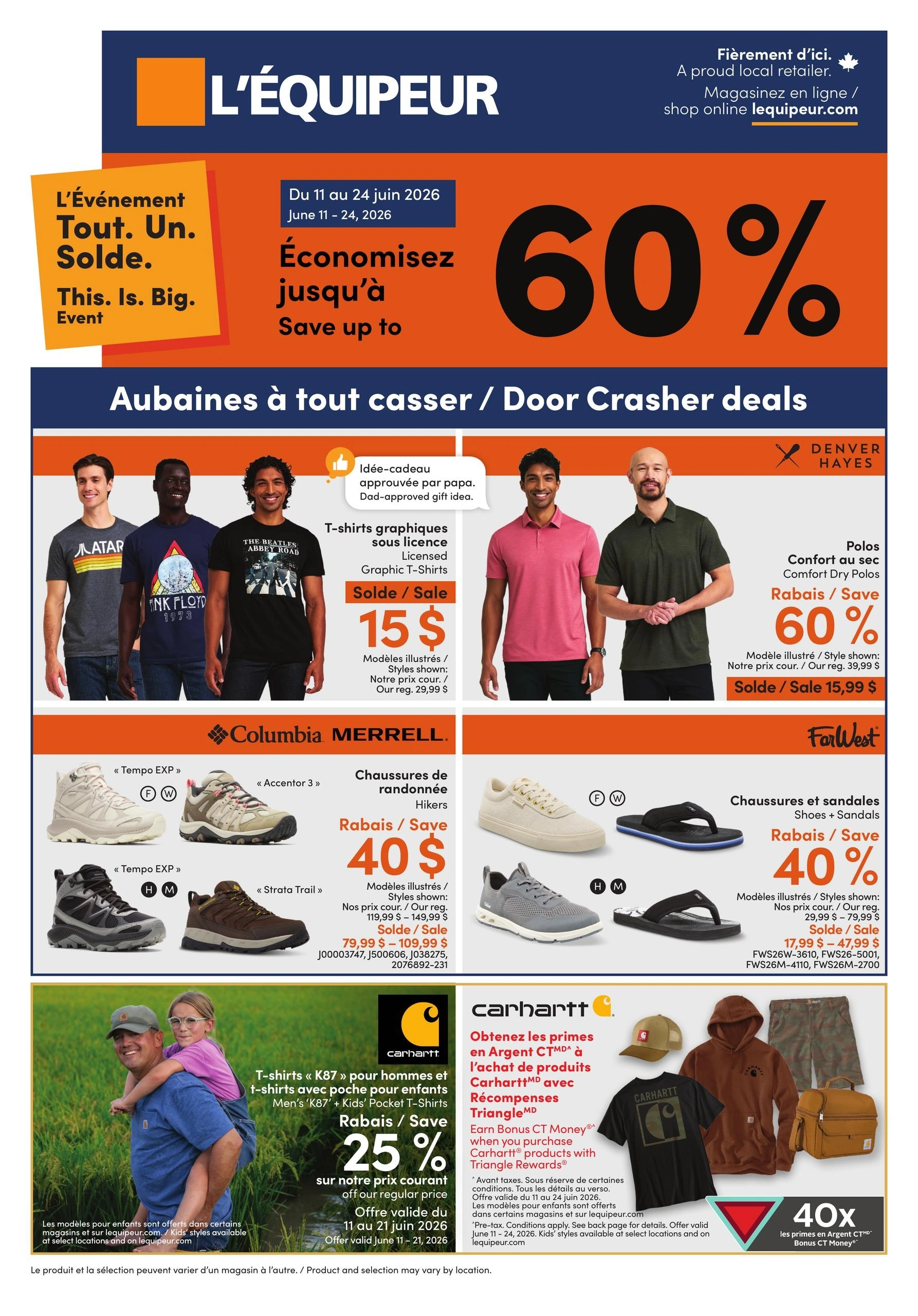L'Équipeur flyer page 1