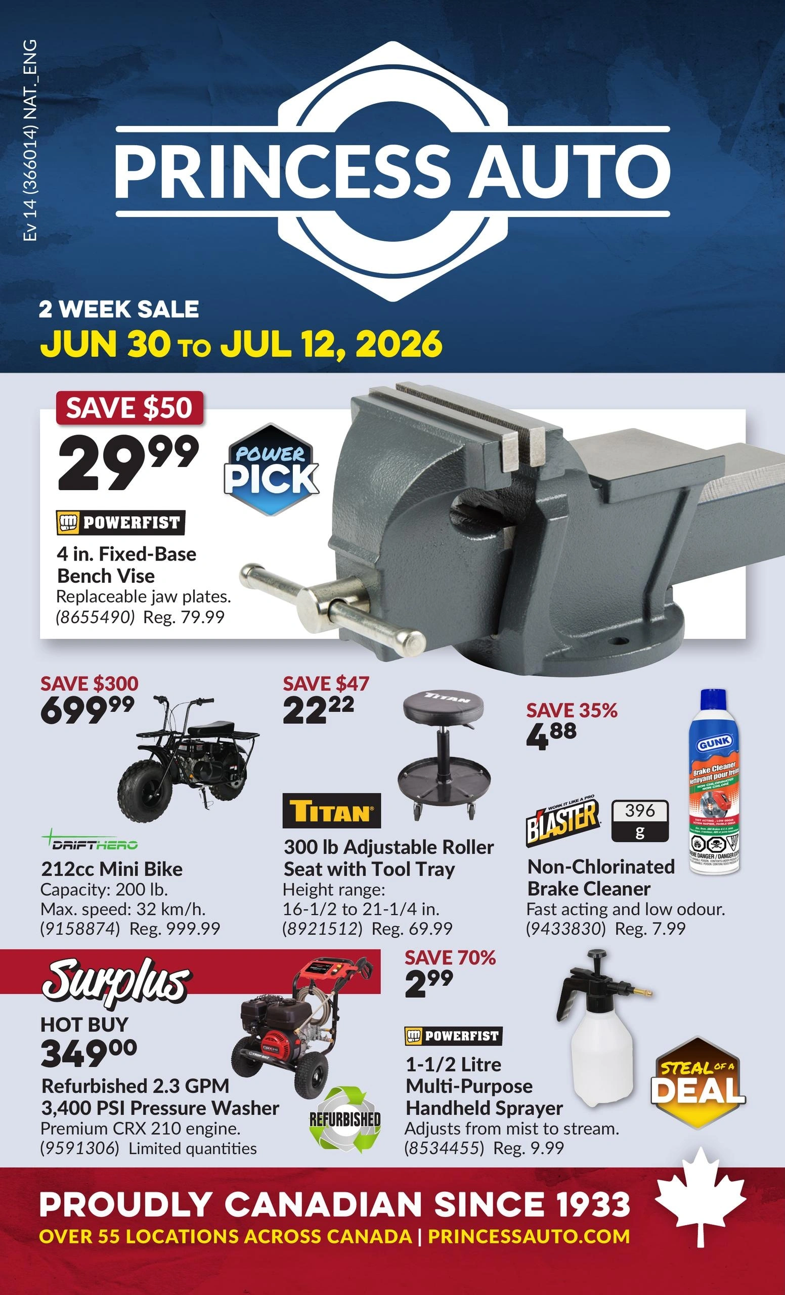 Princess Auto flyer page 1