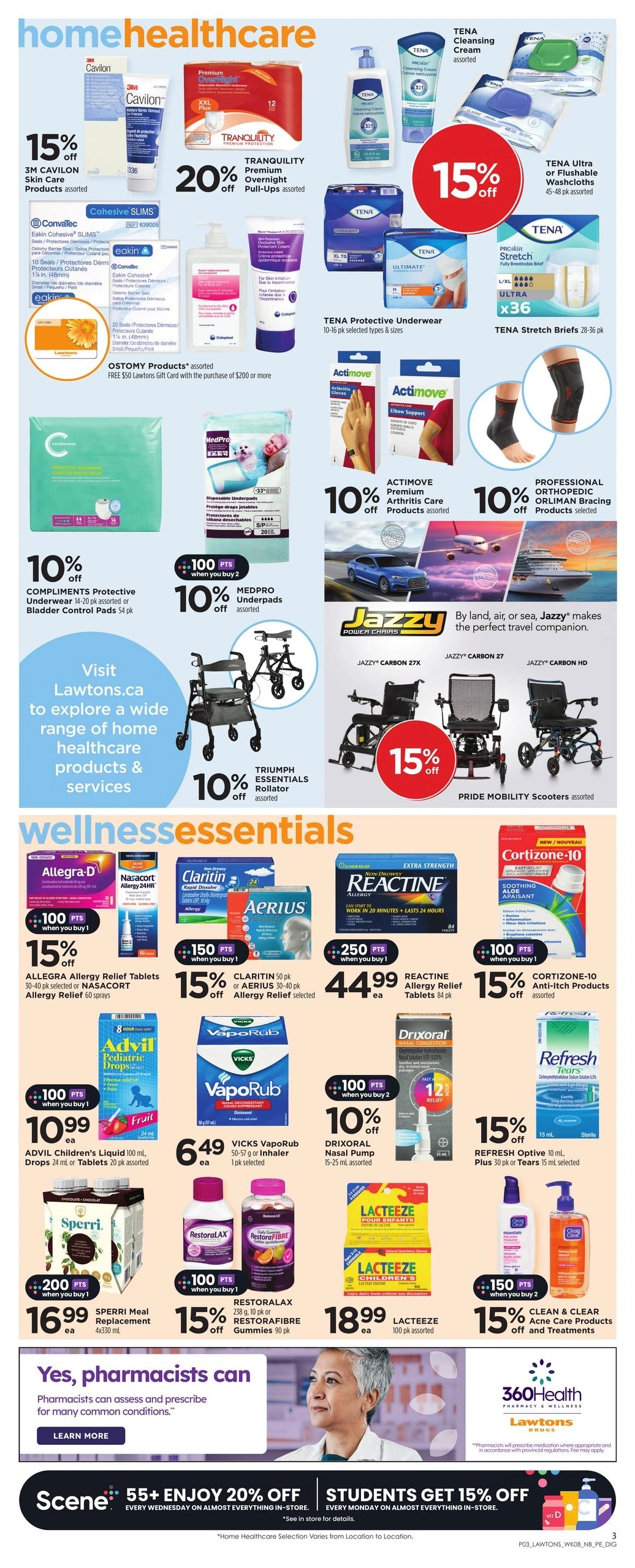 Lawtons Drugs flyer page 4