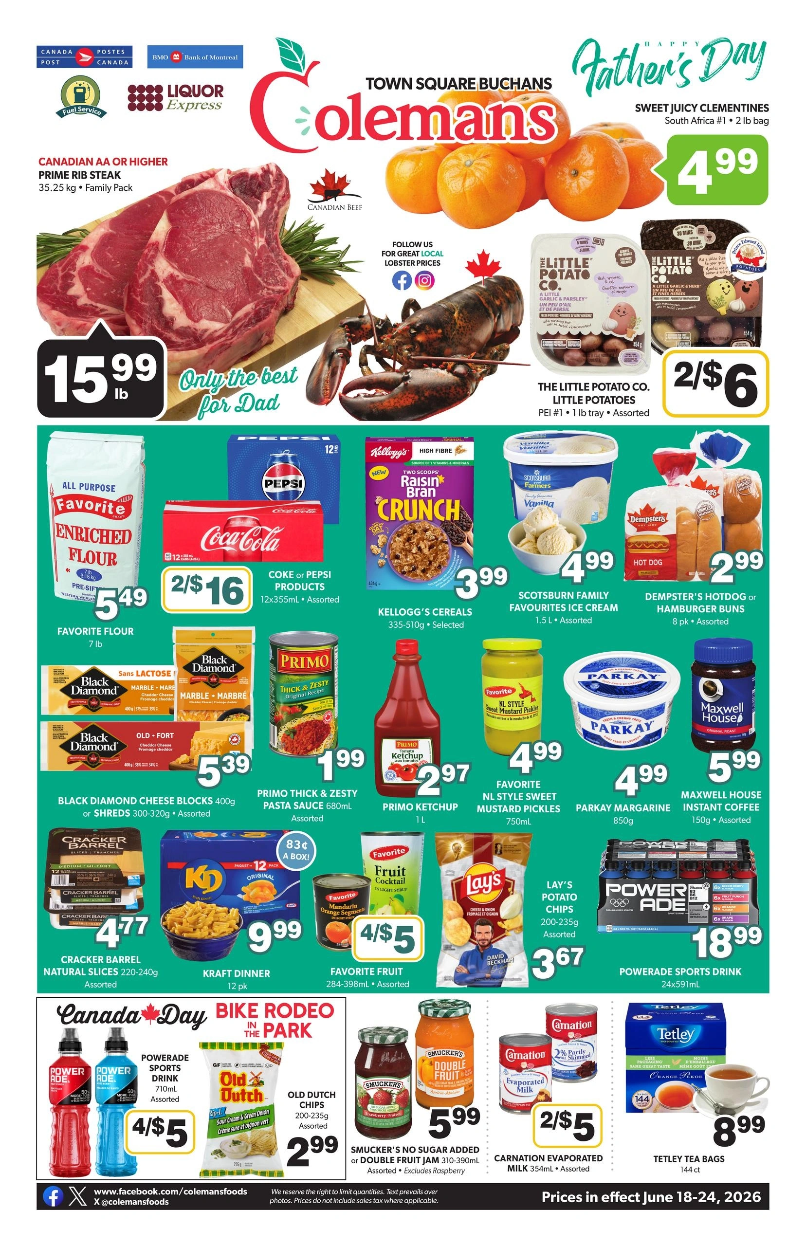 Colemans	 flyer page 1