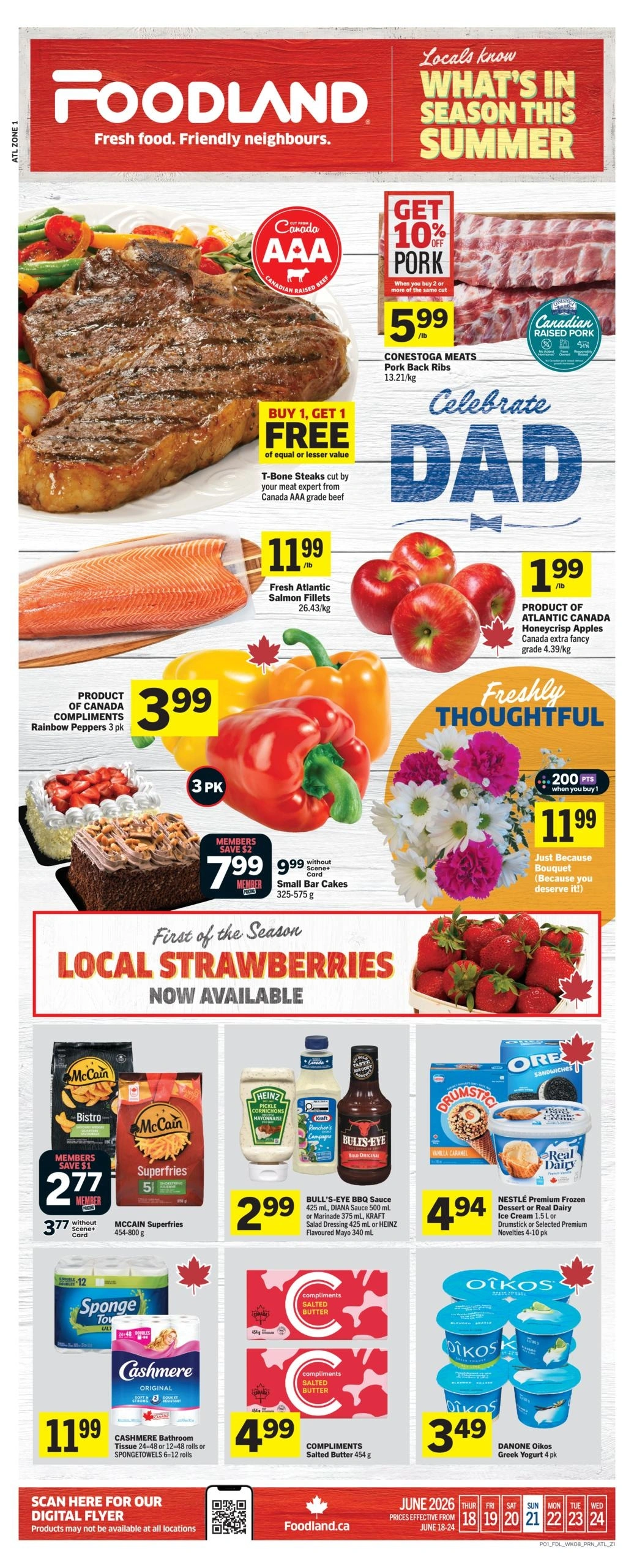 Foodland flyer page 1