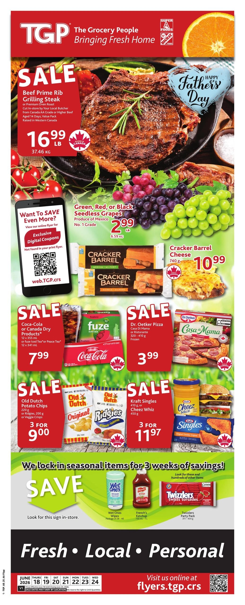 The Grocery People - TGP flyer page 1