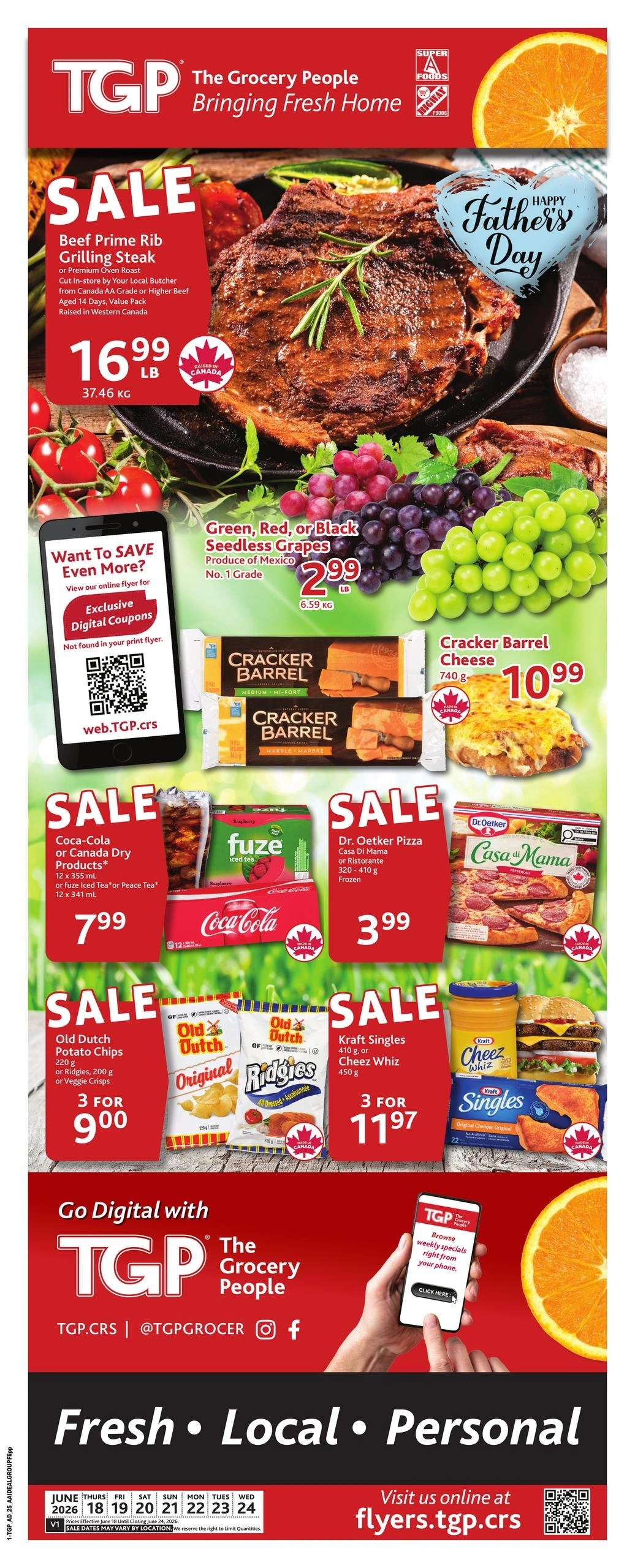 The Grocery People - TGP flyer page 1