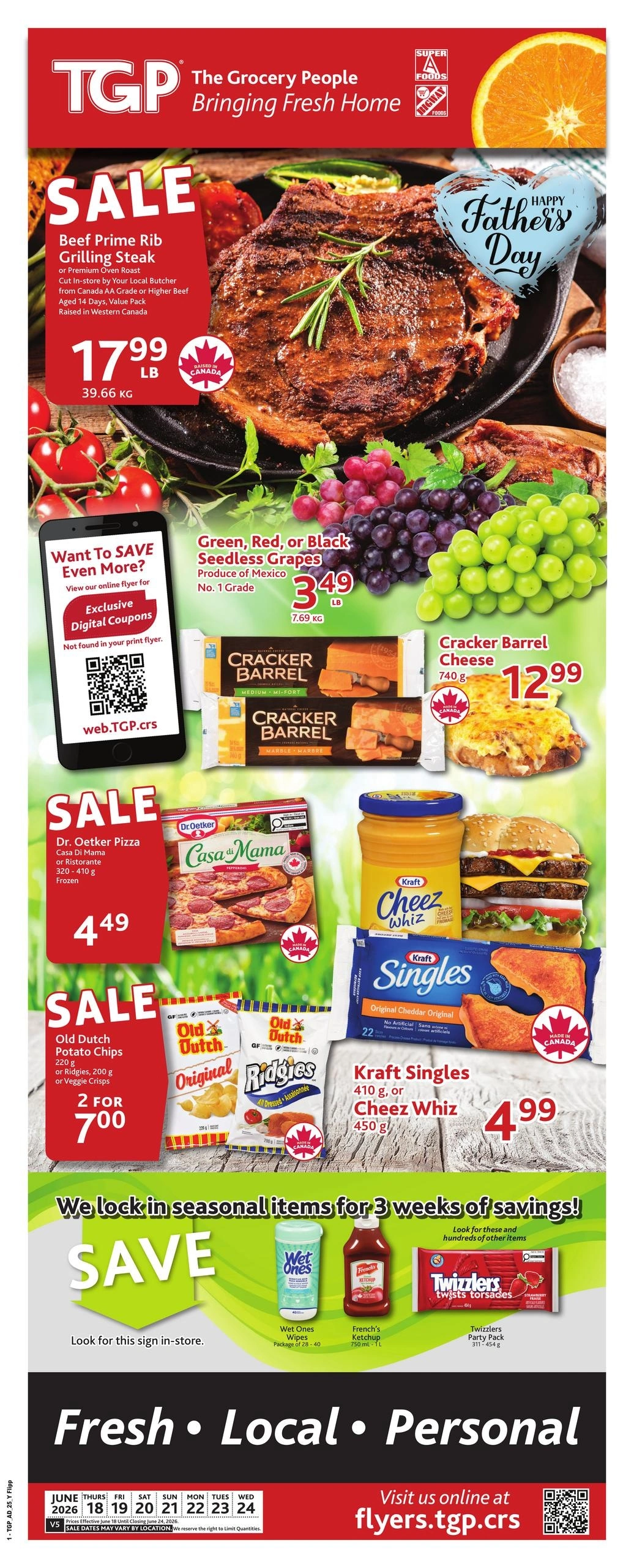 The Grocery People - TGP flyer page 1