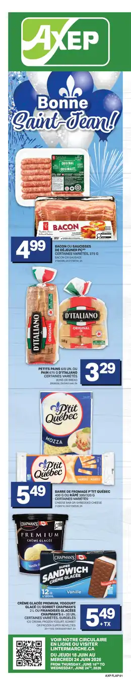 Axep Weekly Flyer - Valid Thursday, June 18 - Wednesday, June 24
