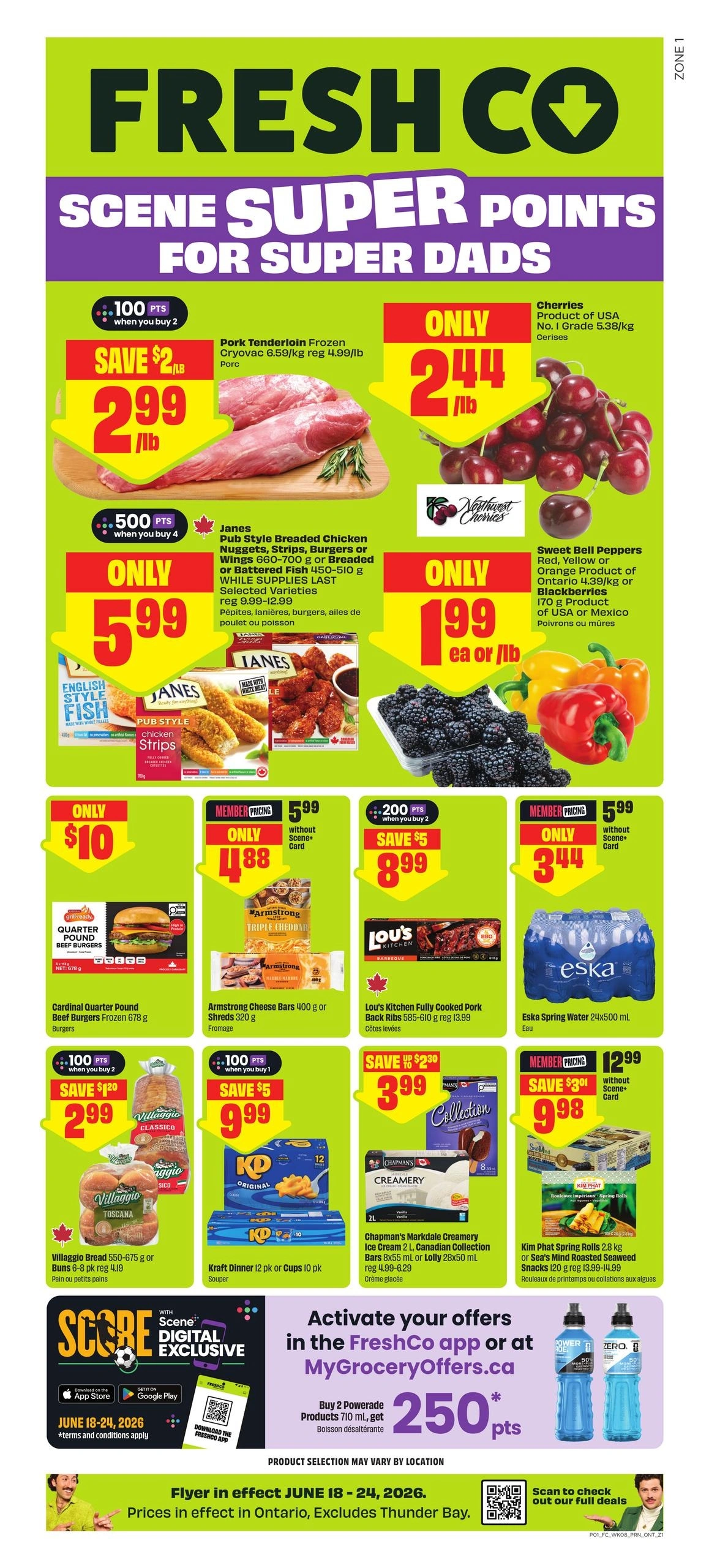 FreshCo flyer page 1