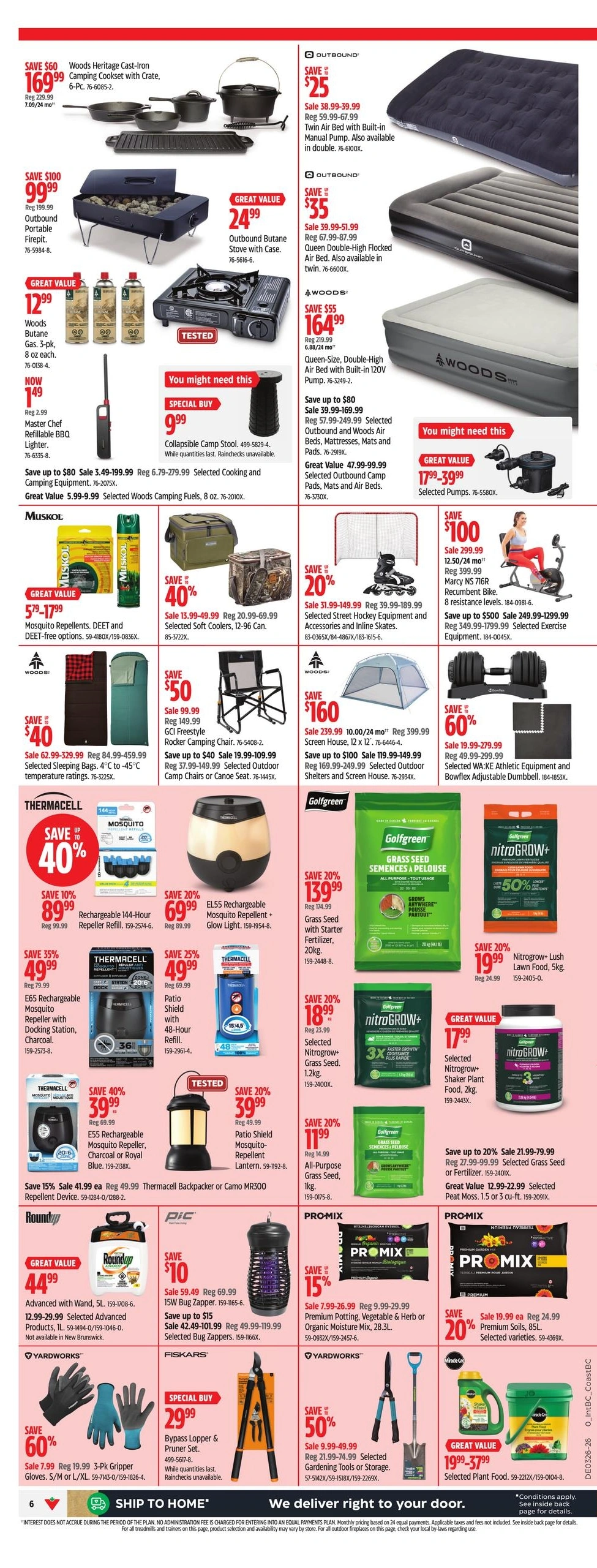 Canadian Tire flyer page 6