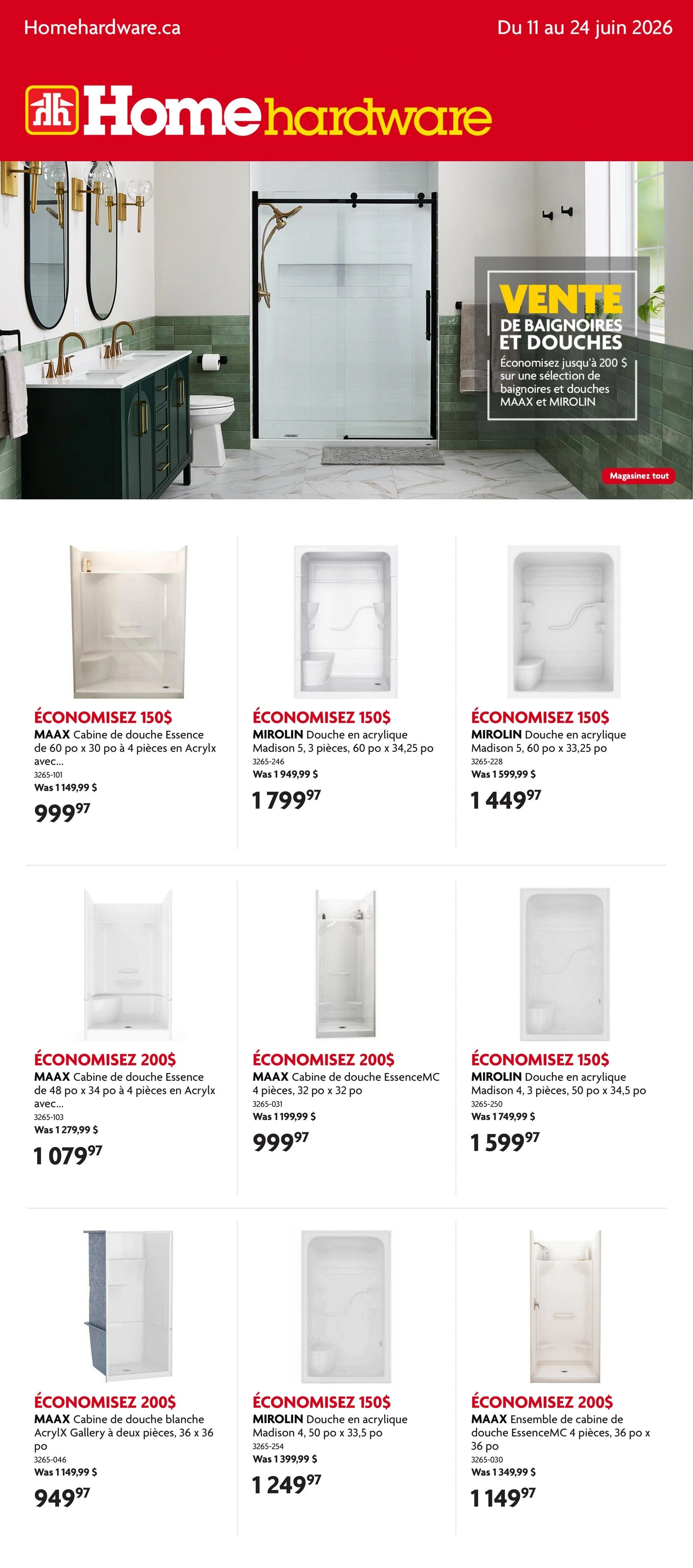 Home Hardware flyer page 1