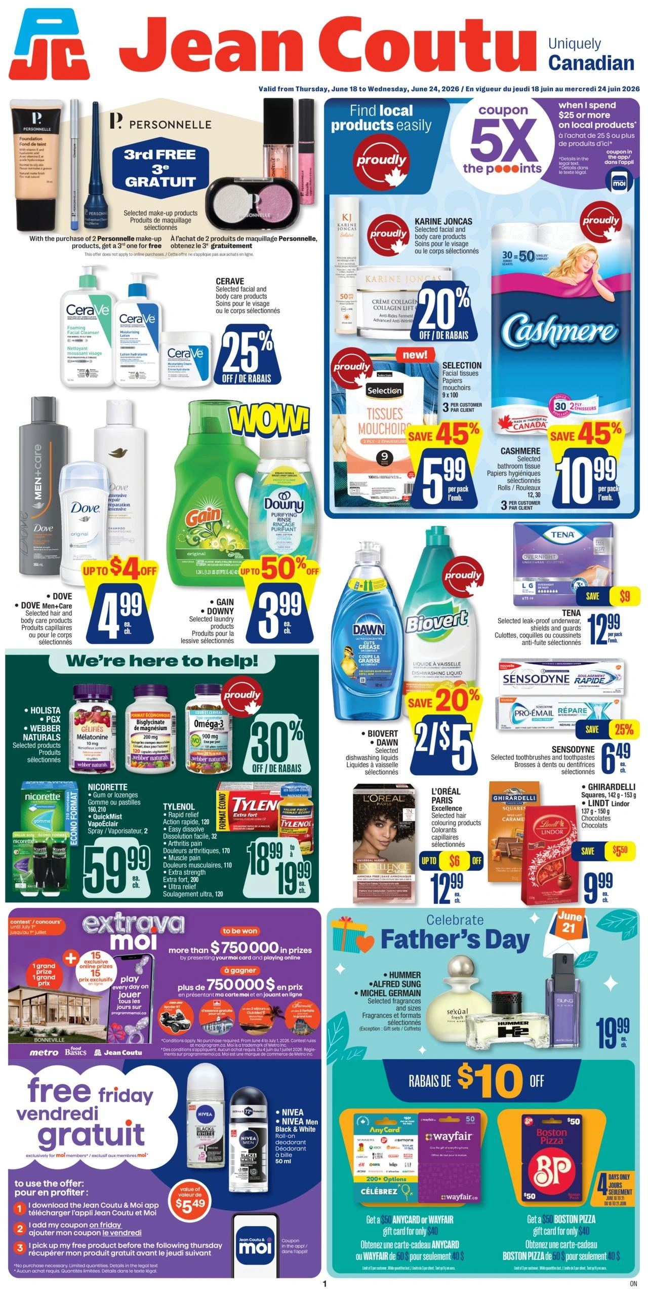 Jean Coutu flyer page 1
