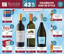 Willow Park Wines & Spirits Flyer