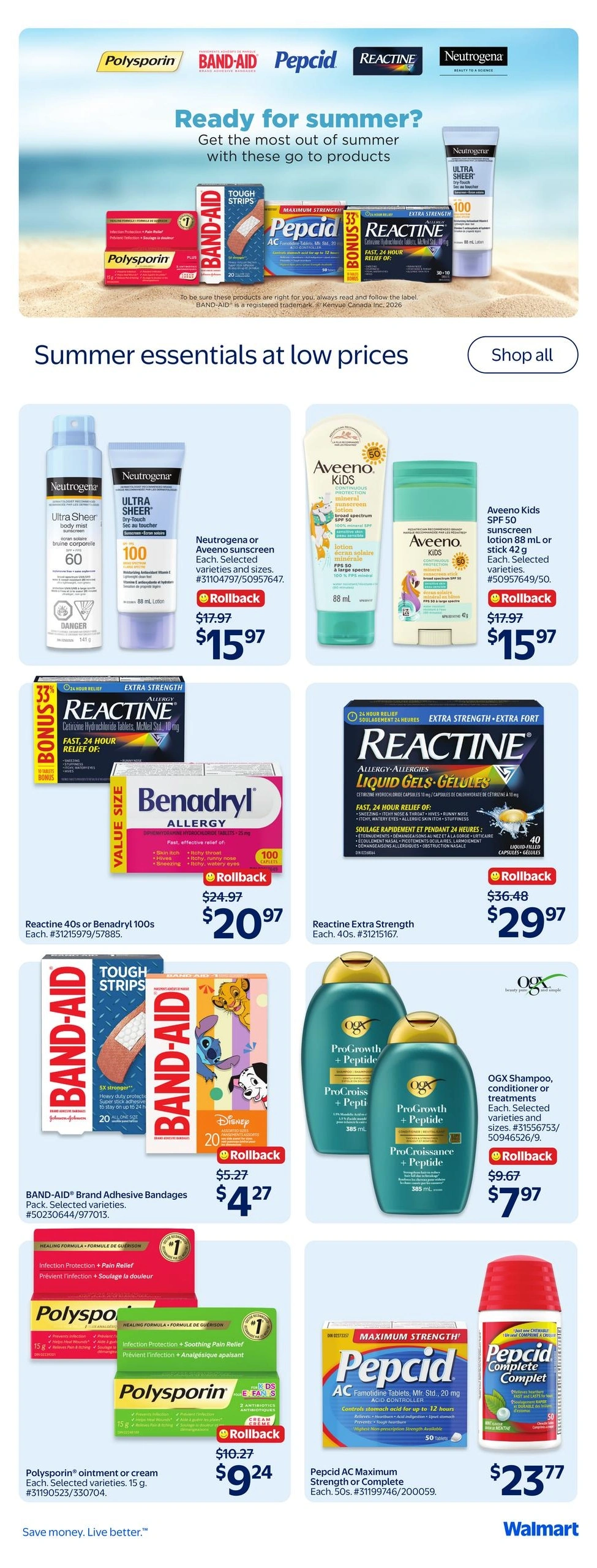 Walmart flyer page 22