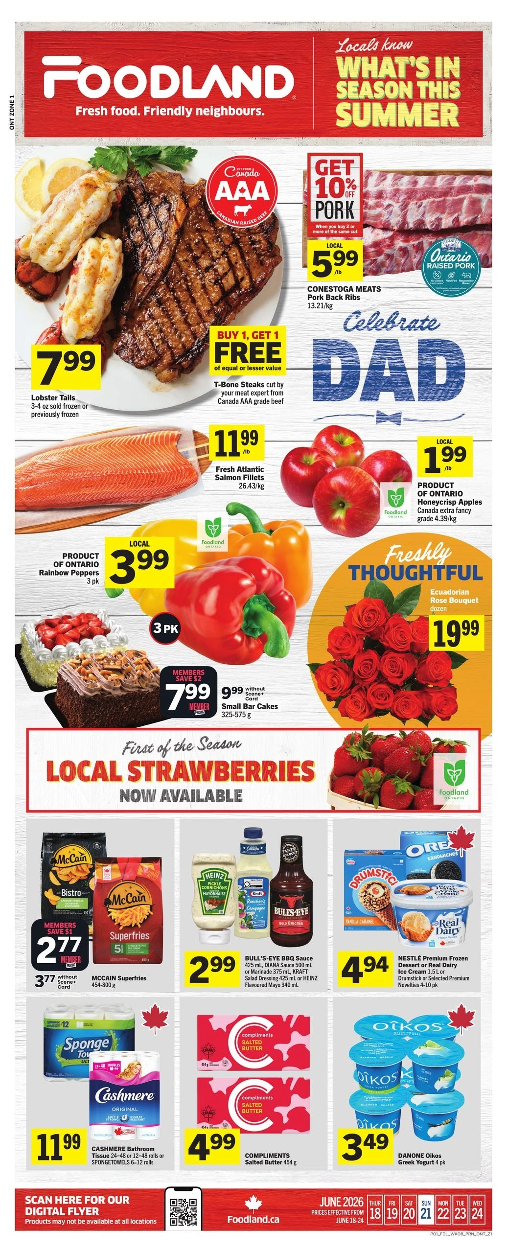Foodland flyer page 1