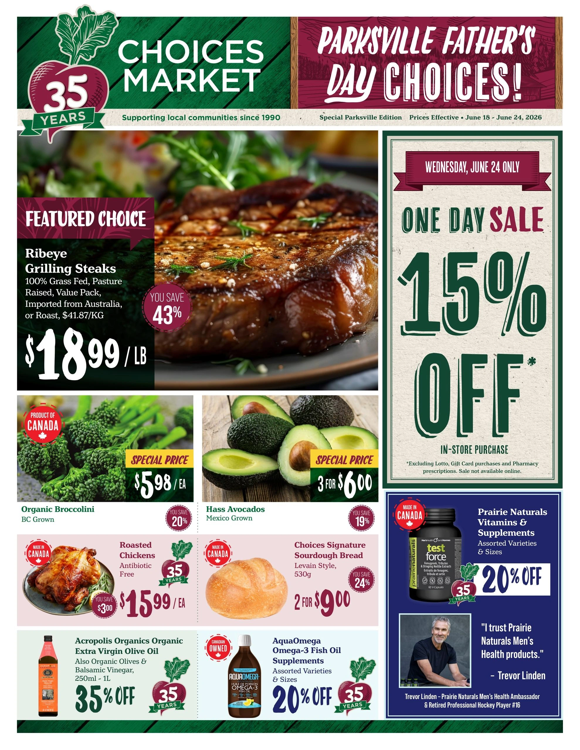 Choices Markets flyer page 1