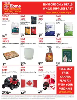 Home Hardware In-Store Deals