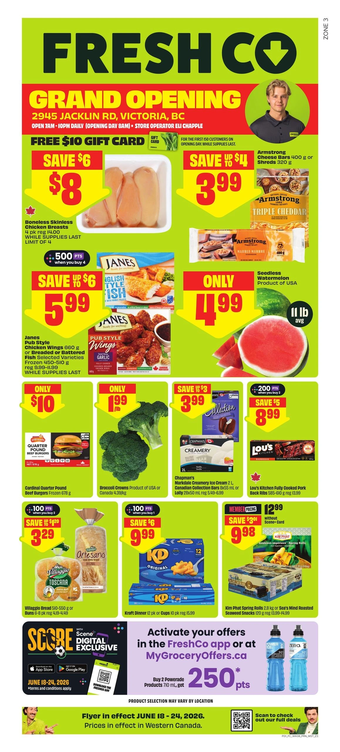 FreshCo flyer page 1