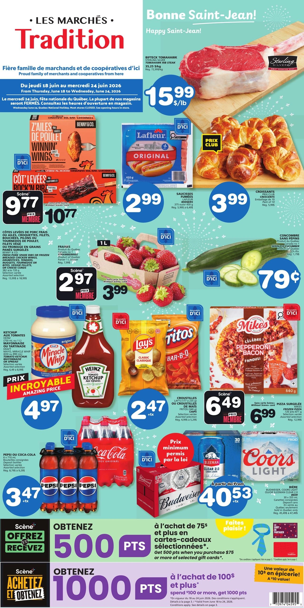 Les Marchés Tradition flyer page 1