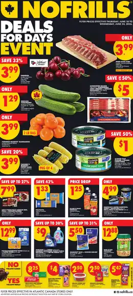 No Frills Weekly Flyer - Valid Thursday, June 18 - Wednesday, June 24