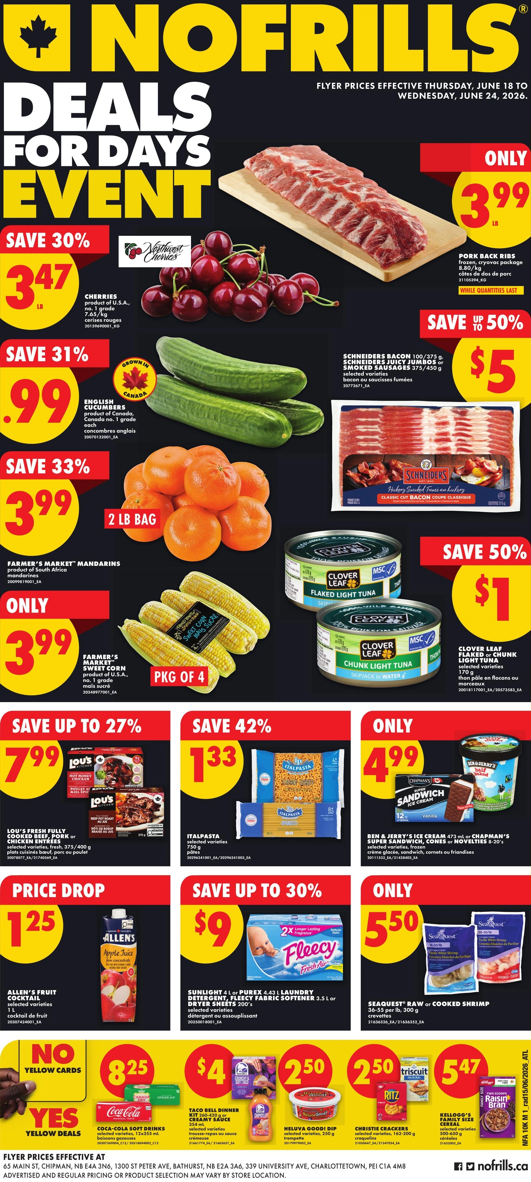 No Frills flyer page 1