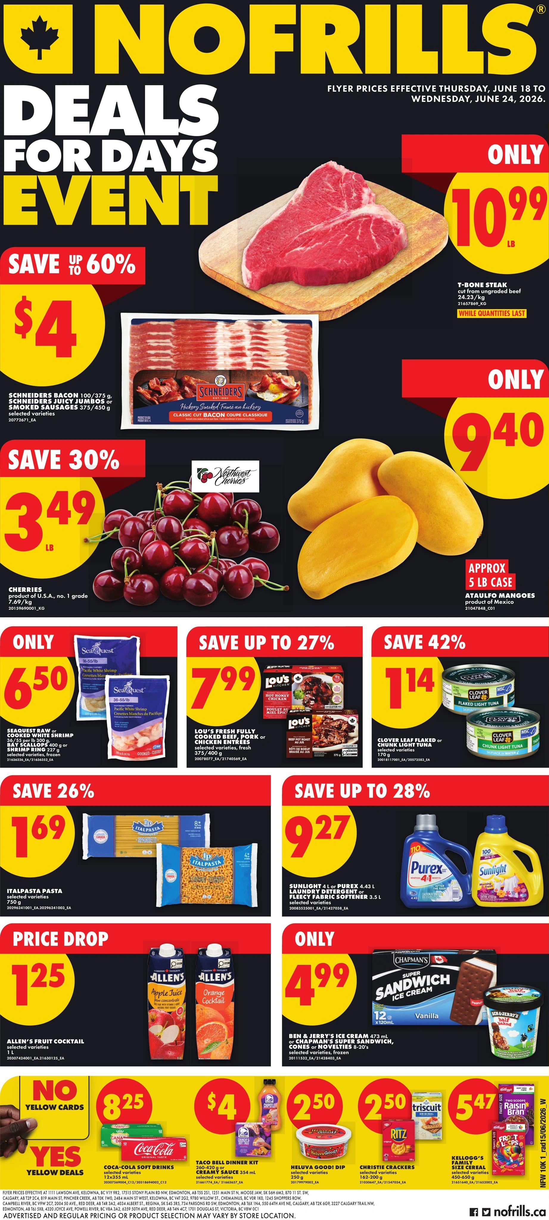 No Frills flyer page 1