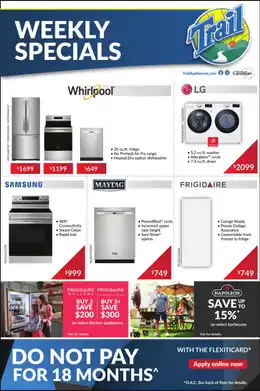 Trail Appliances Flyer