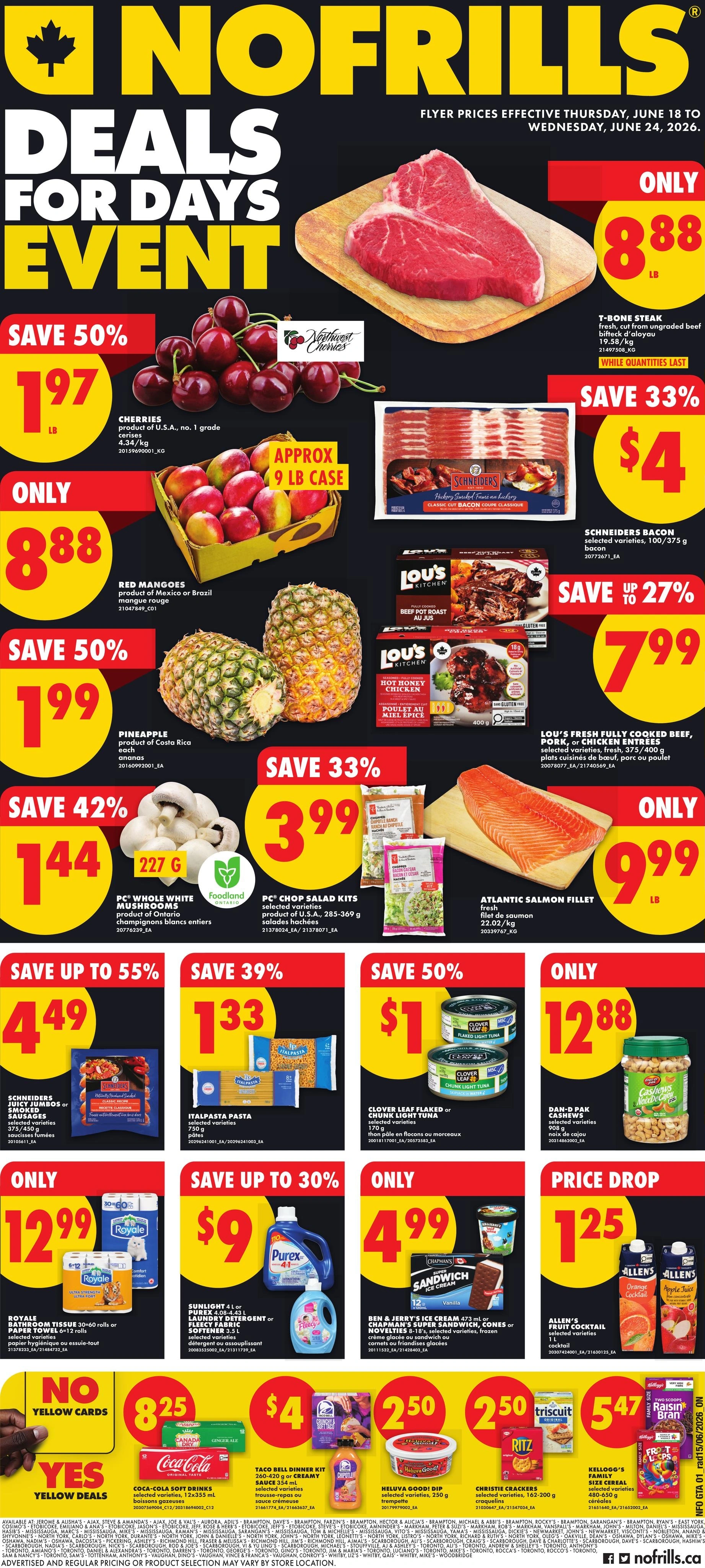 No Frills flyer page 1