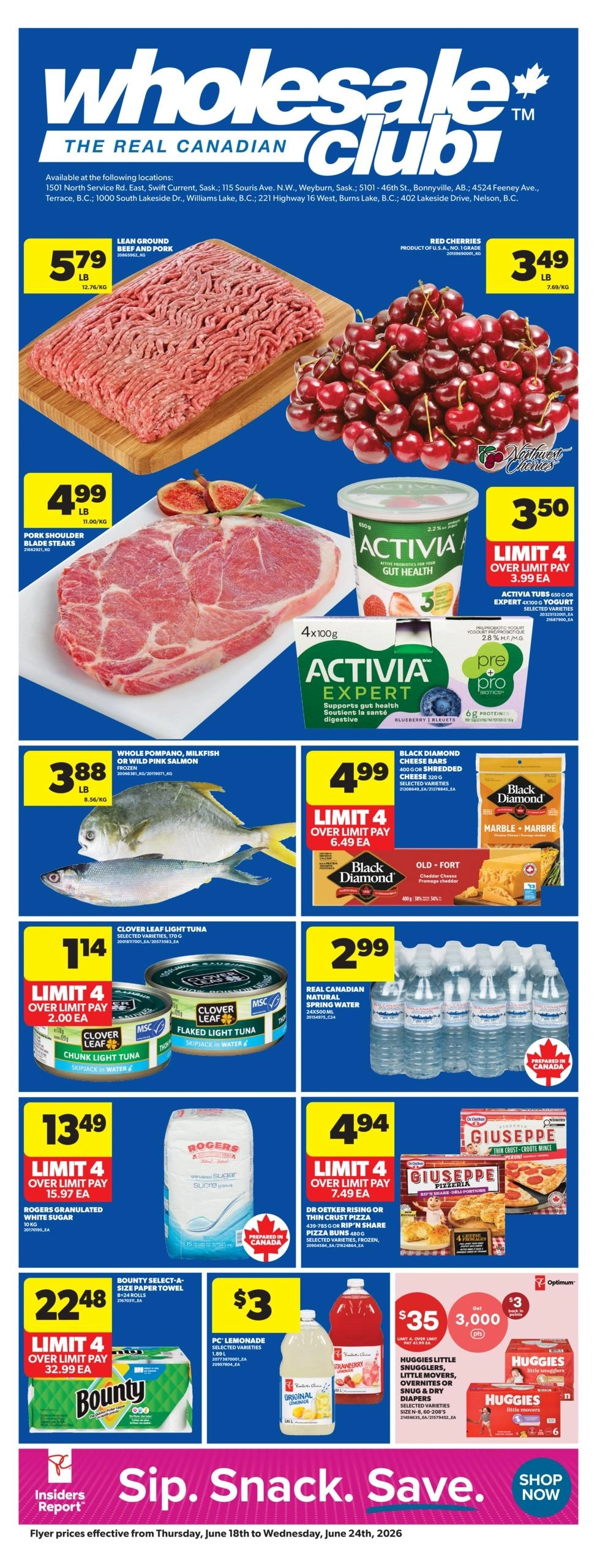 Wholesale Club and Club Entrepôt flyer page 1