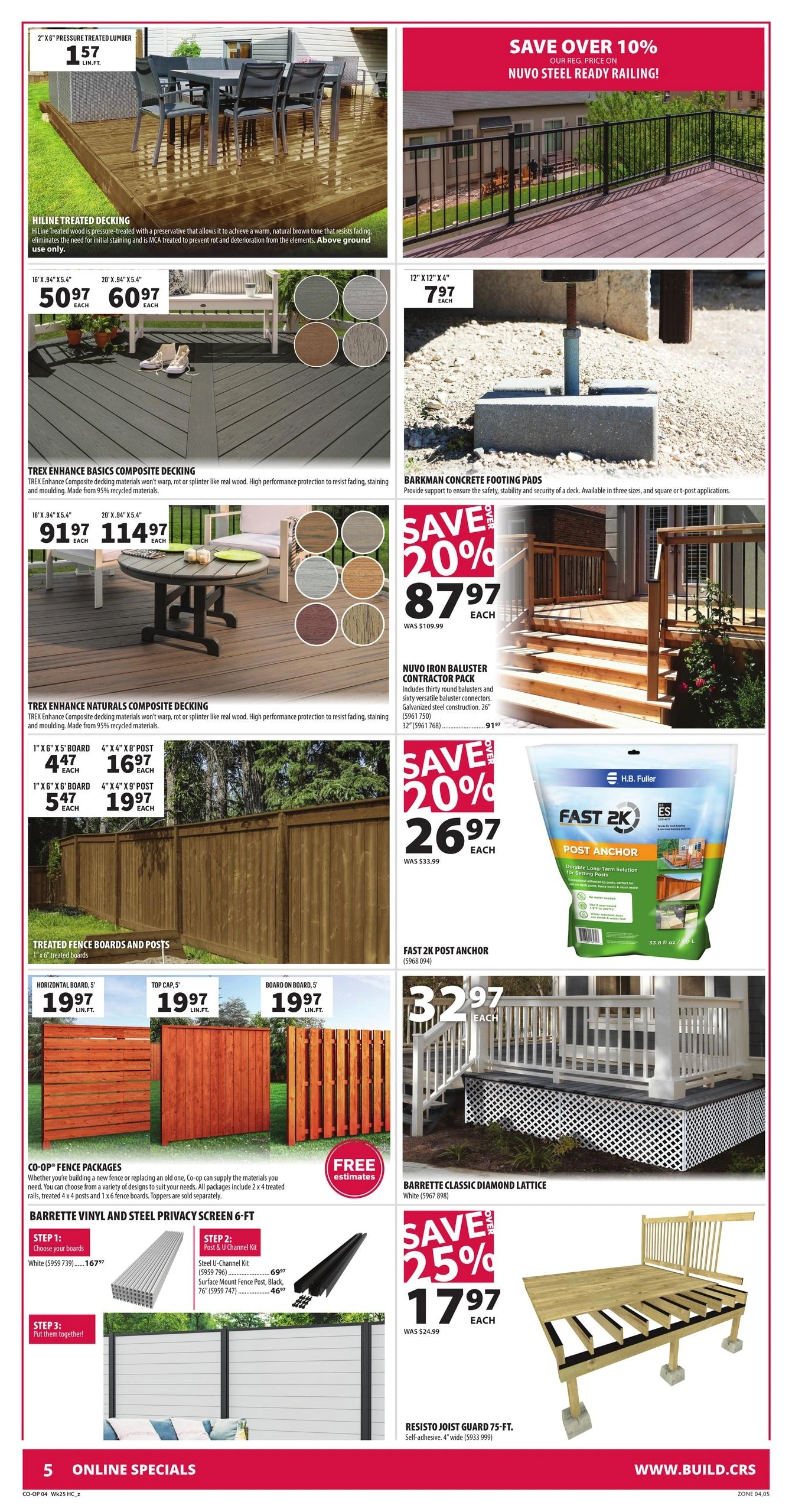Co-op Home Centre flyer page 7