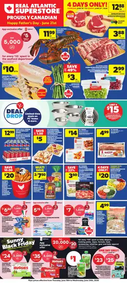 Atlantic Superstore Weekly Flyer - Valid Thursday, June 18 - Wednesday, June 24
