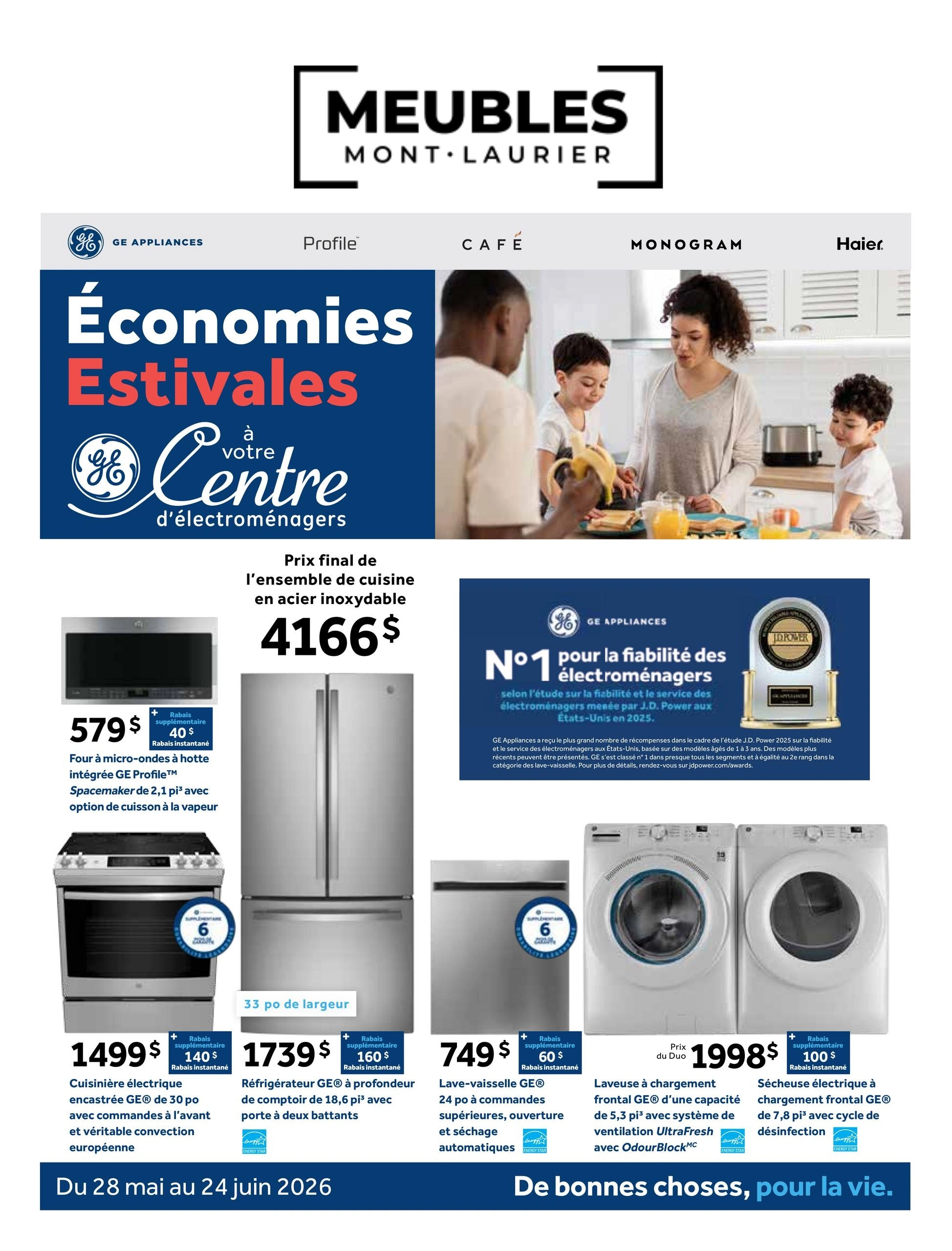 Les Meubles de Mont-Laurier flyer page 1