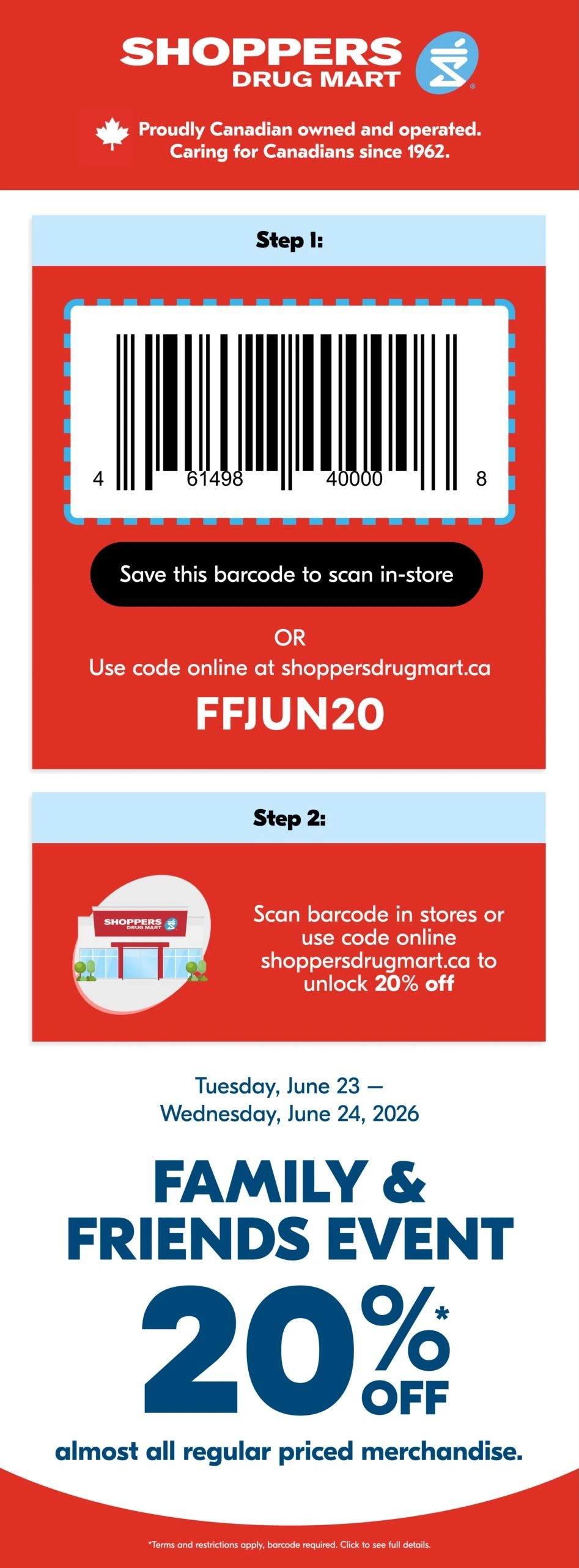 Shoppers Drug Mart flyer page 1