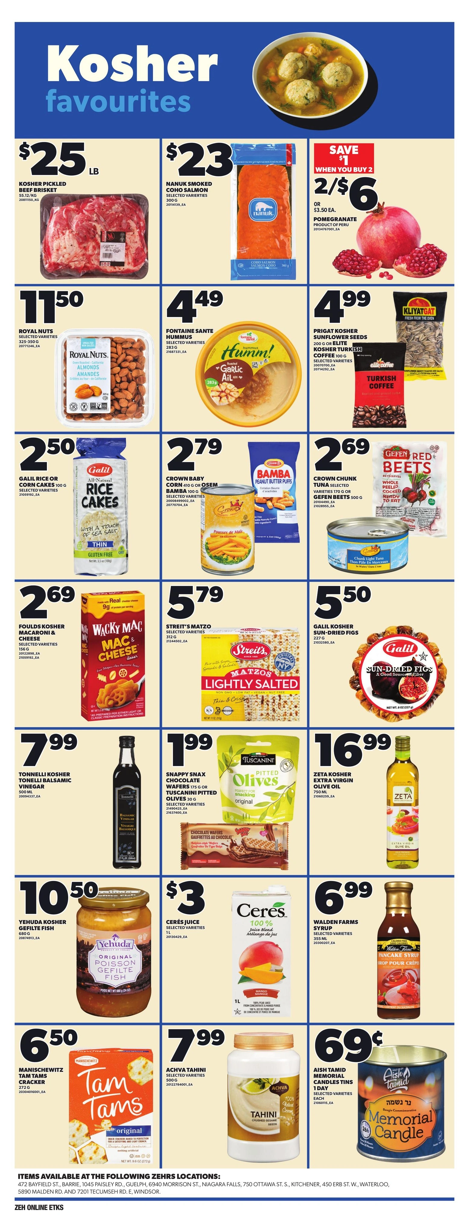 Zehrs flyer page 18
