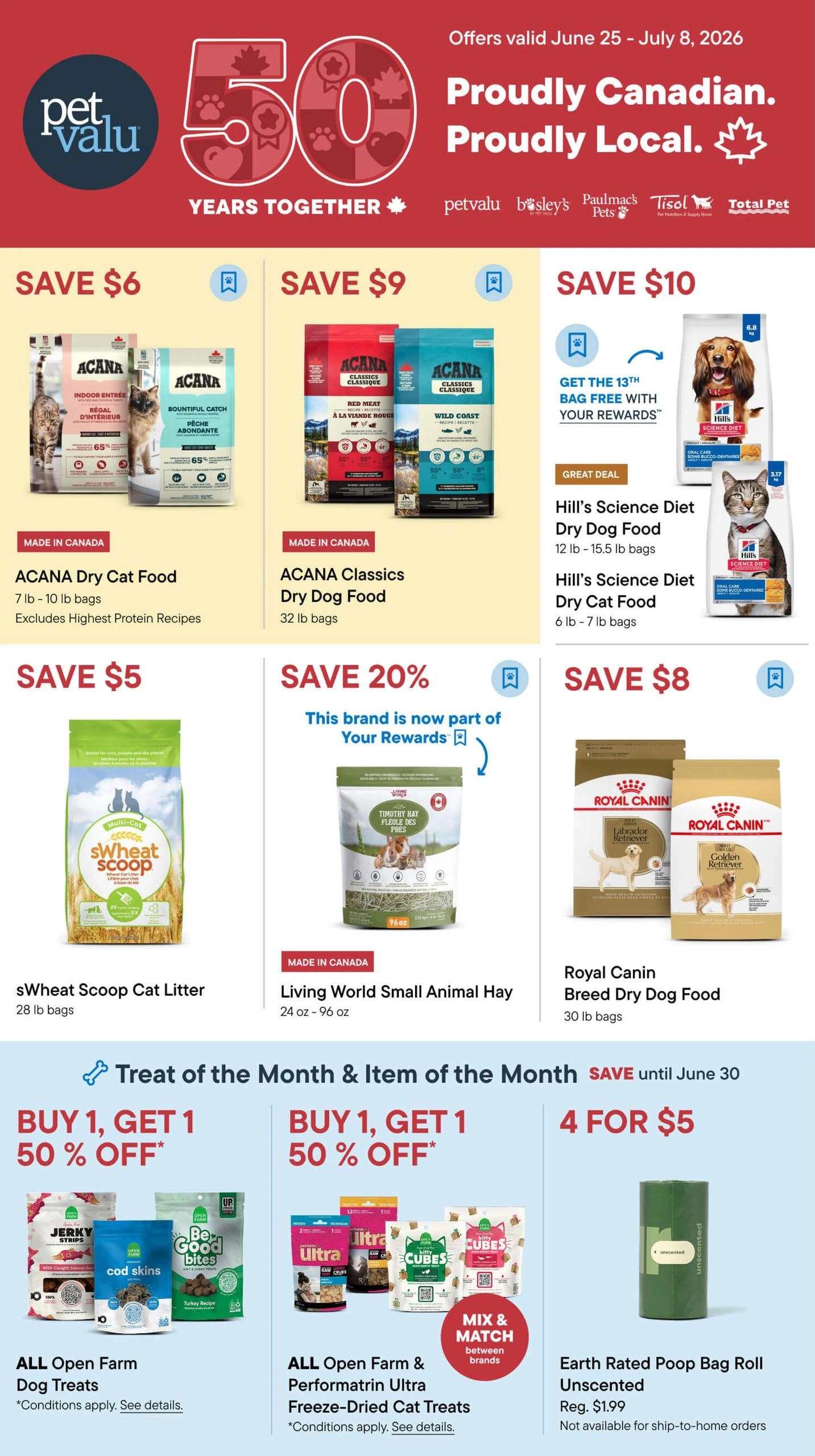 Pet Valu flyer page 1