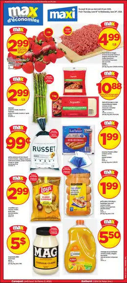 Maxi Weekly Flyer - Valid Thursday, June 18 - Wednesday, June 24
