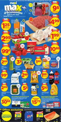 Maxi Weekly Flyer - Valid Thursday, June 18 - Wednesday, June 24