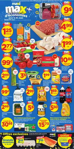 Maxi Weekly Flyer - Valid Thursday, June 18 - Wednesday, June 24