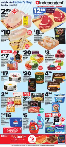 Your Independent Grocer Weekly Flyer - Valid Thursday, June 18 - Wednesday, June 24