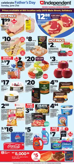 Your Independent Grocer Weekly Flyer - Valid Thursday, June 18 - Wednesday, June 24