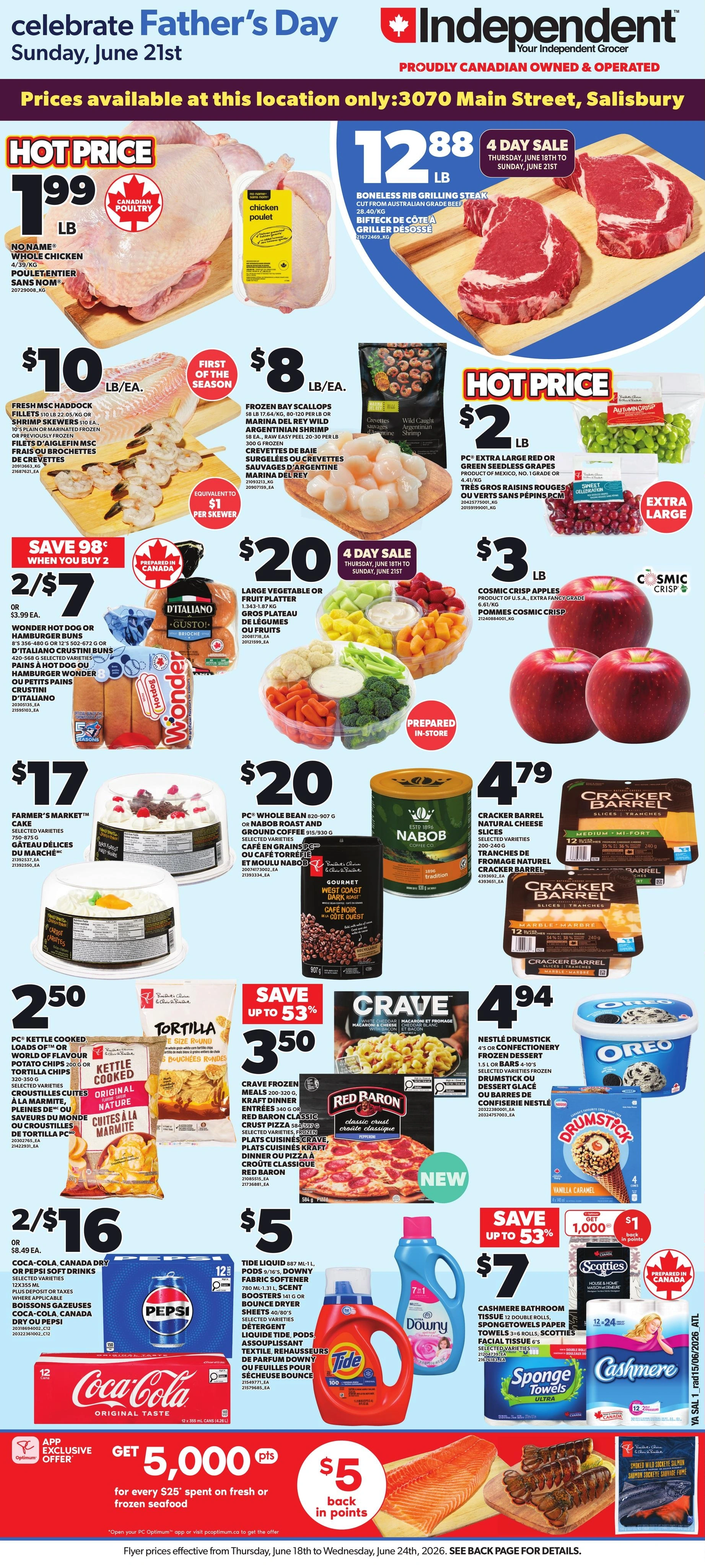 Your Independent Grocer flyer page 1