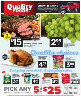 Quality Foods Flyer