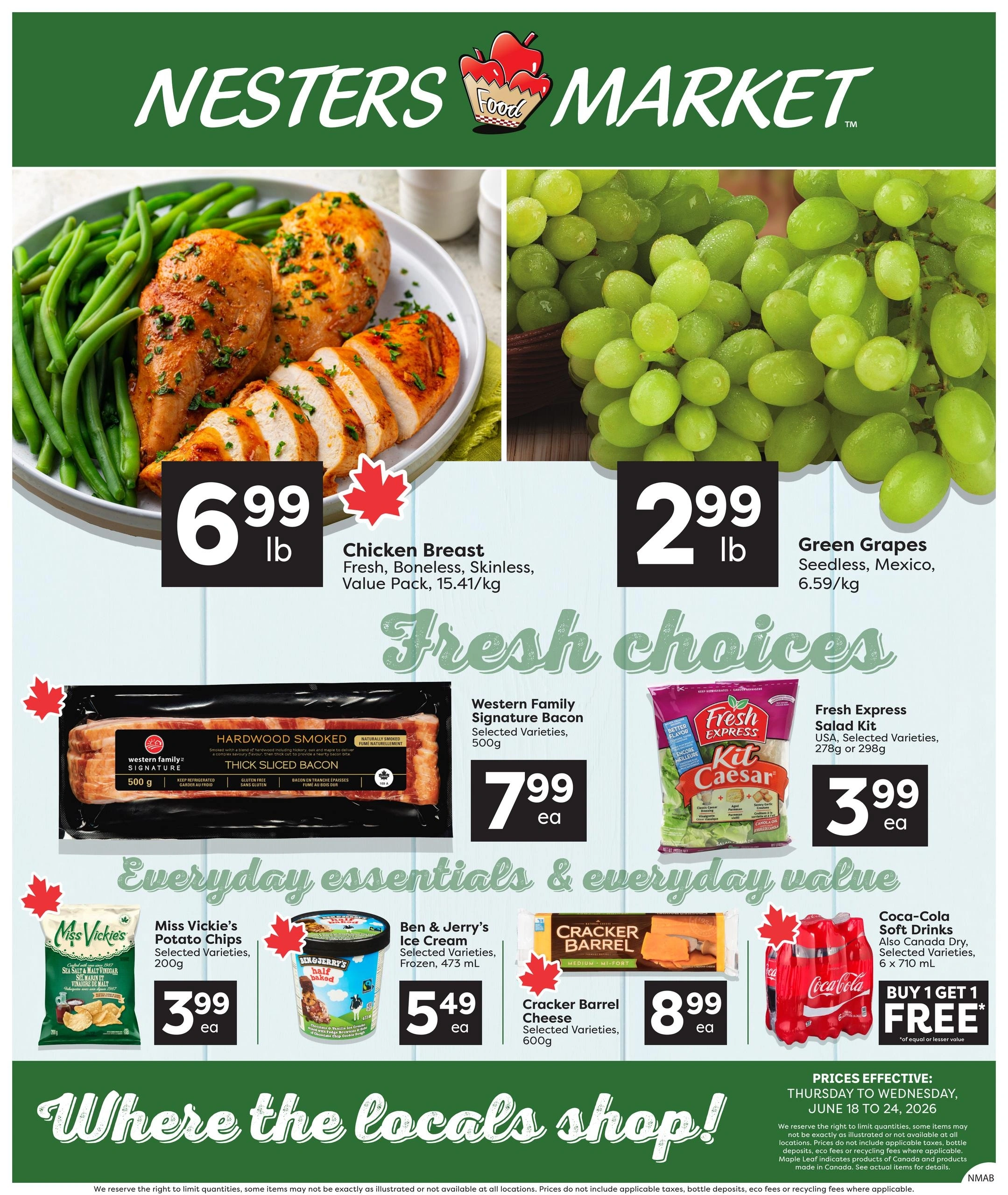 Nesters Market flyer page 1