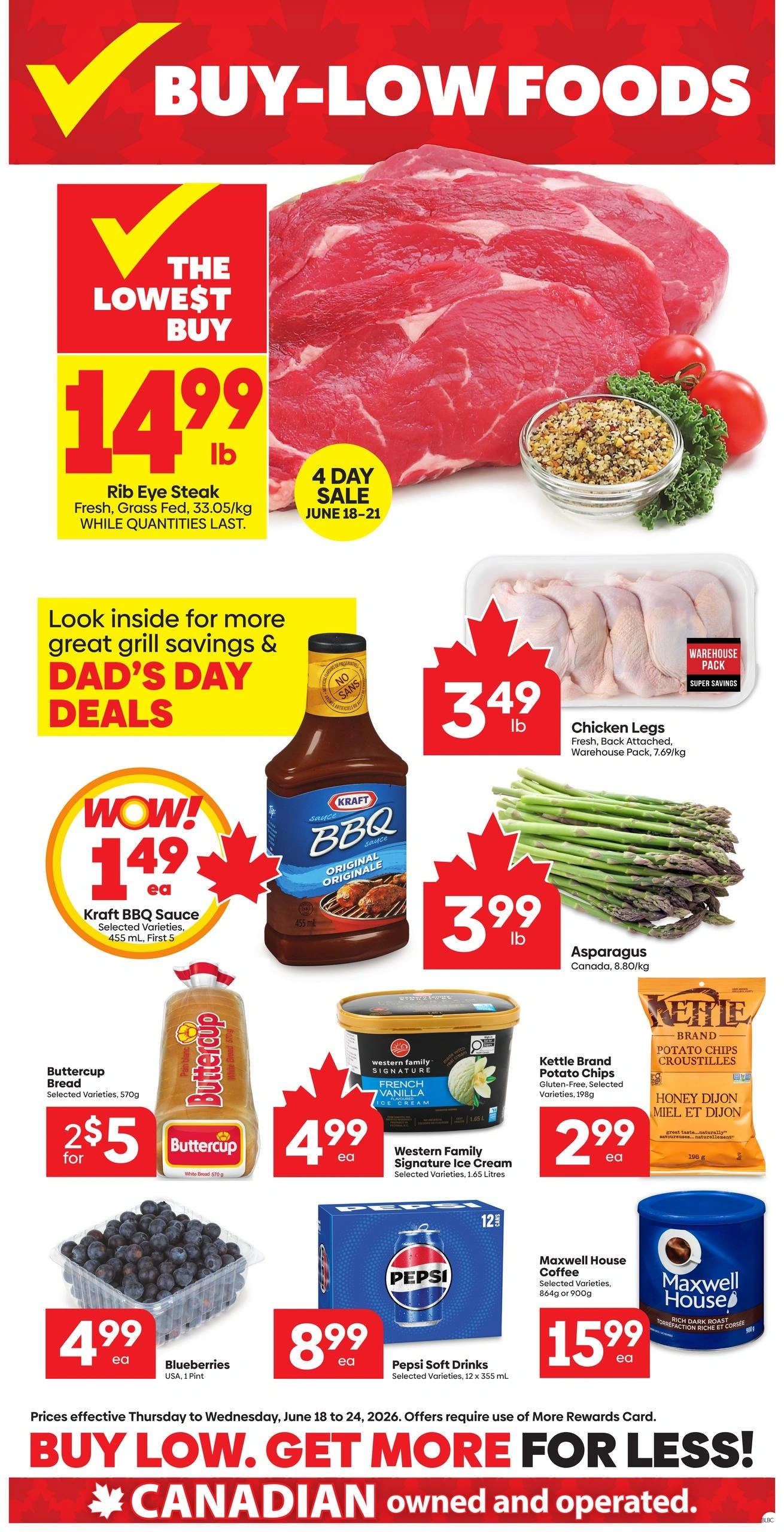 Buy-Low Foods flyer page 1