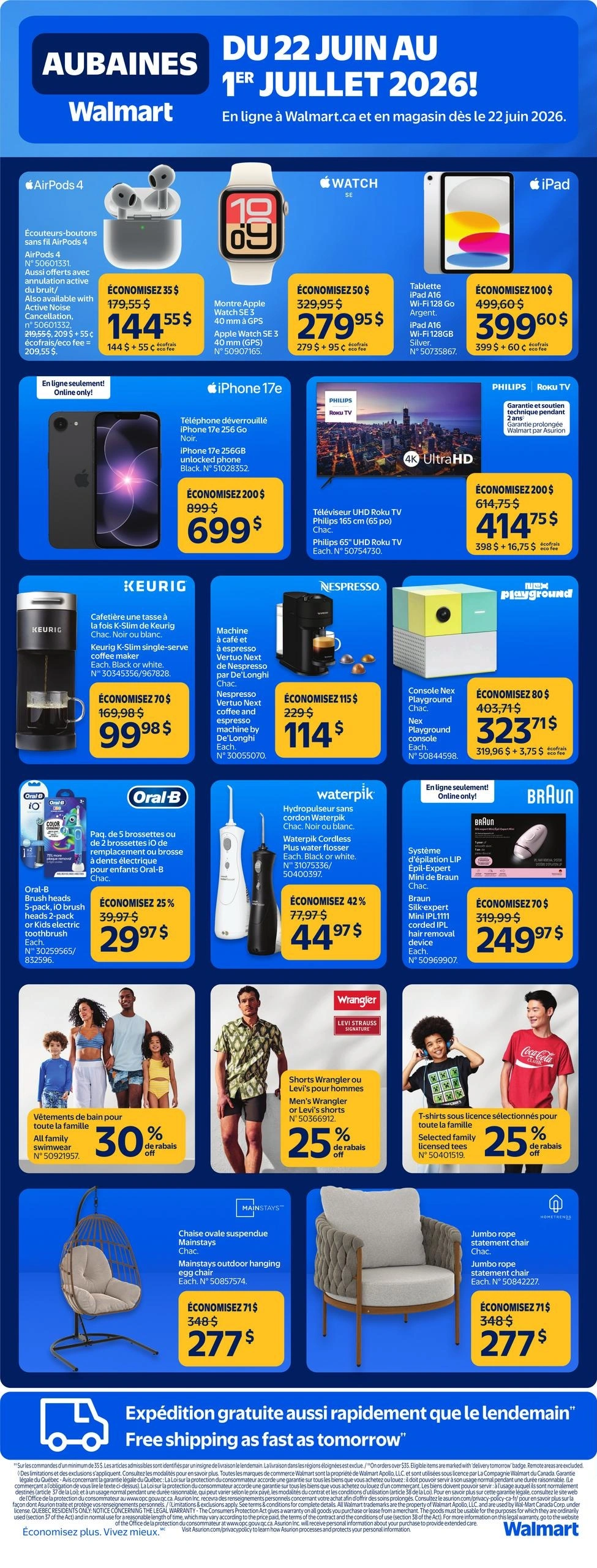 Walmart flyer page 1