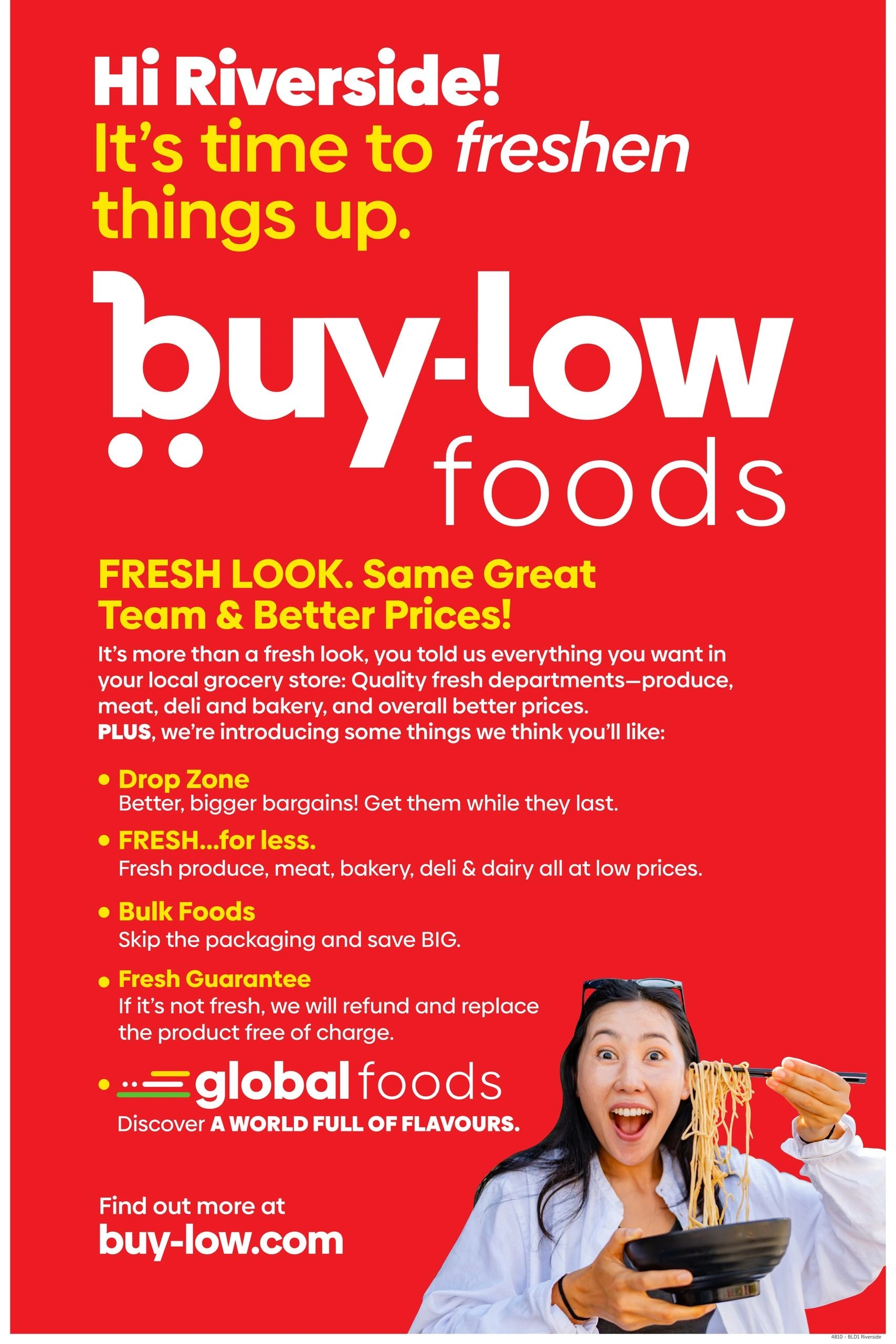 Buy-Low Foods flyer page 1
