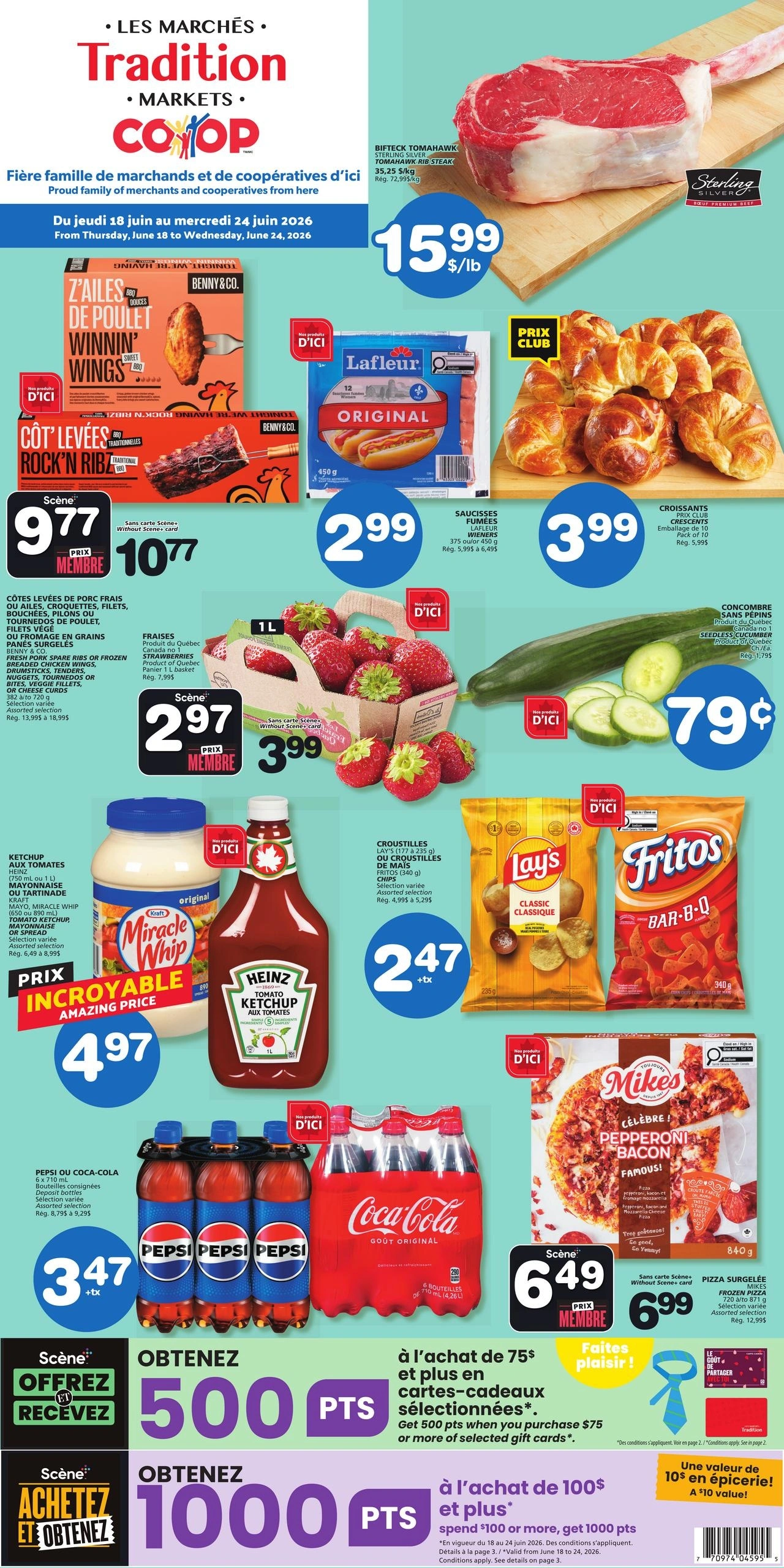Les Marchés Tradition flyer page 1
